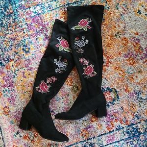 Over the Knee Suede Boots